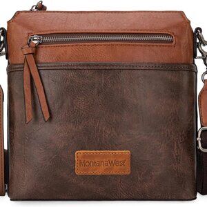 Crossbody Bag for Women Multi Pocket Cross Body Bag Purses with Guitar Strap